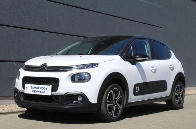 Citroen C3 cena 43900 przebieg: 76999, rok produkcji 2017 z Raszków małe 667